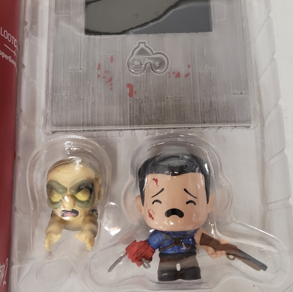 Nib! Loot Crate Evil Dead 2 Henrietta Vs Ash Collectible Figures - Picture 2 of 4